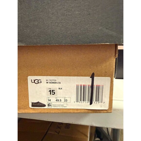 UGG Men's Tasman LTA Recycled Materials Clogs in Black Size 15 NEW - Picture 5 of 5